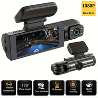 Dual Lens Car DVR FHD 1920*1080P Dash Camera Cabin Dashcam Vehicle Video Dash Cam Drive Recorder Interior Mini Dvrs Black Box